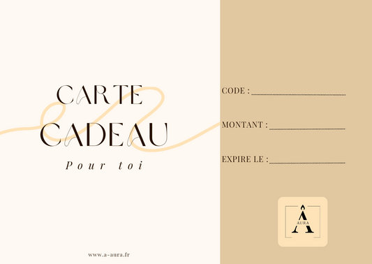 E-carte cadeau Aura